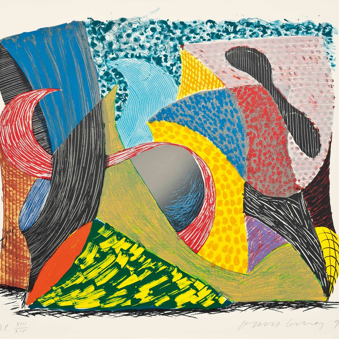 David Hockney — Выхожу в свет, откуда: Несколько новых принтов