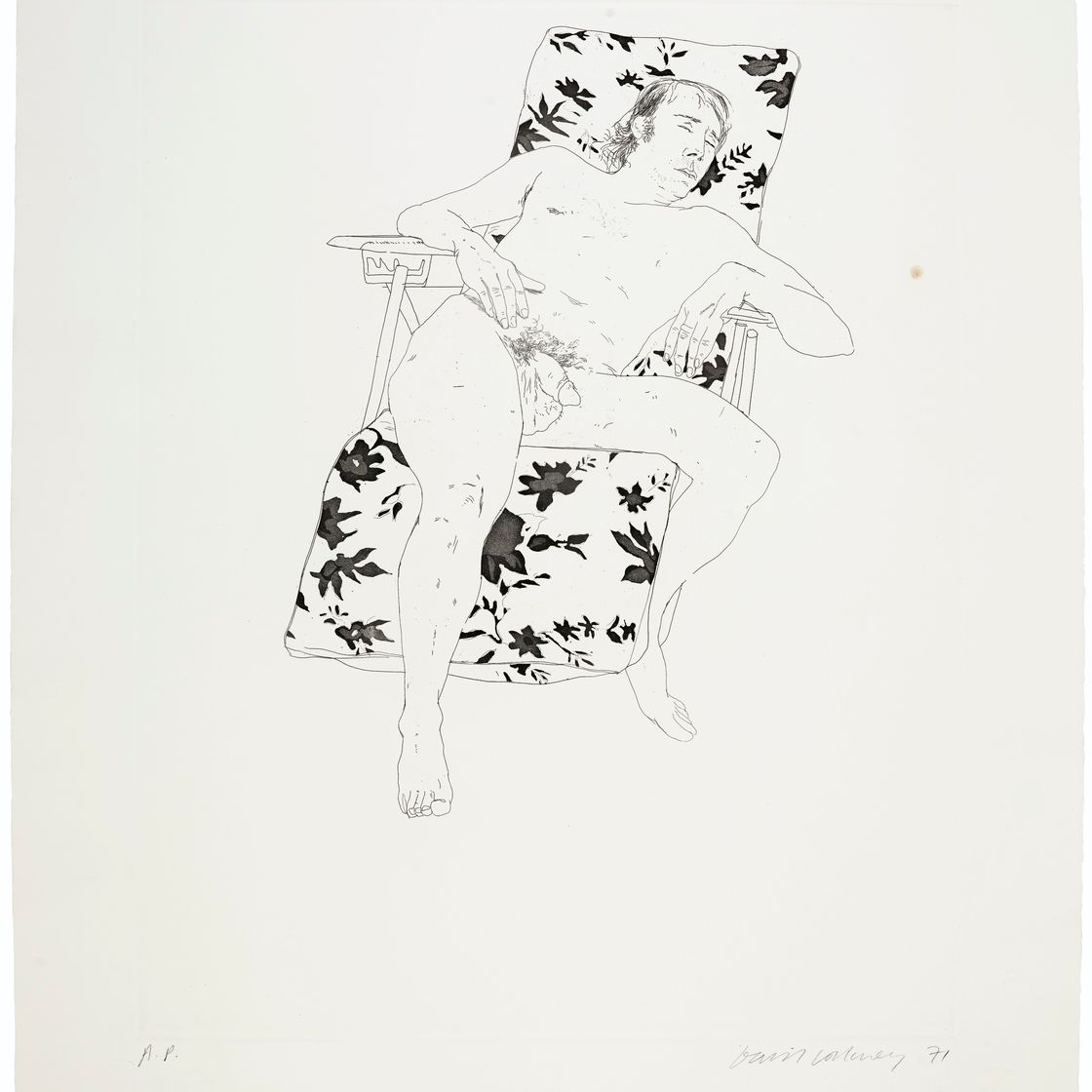 David Hockney — Мо Спит