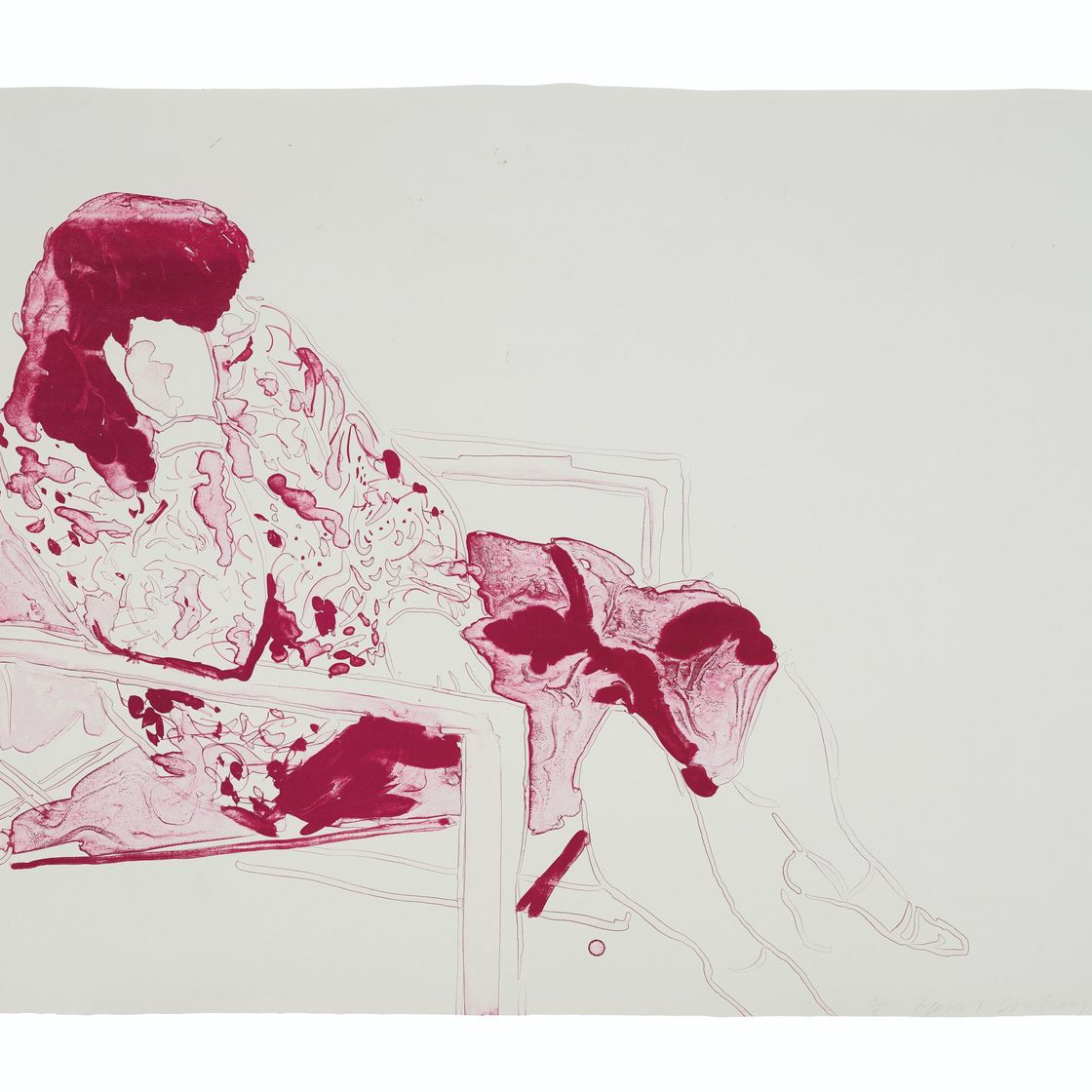 David Hockney — Энн сидела в режиссерском кресле