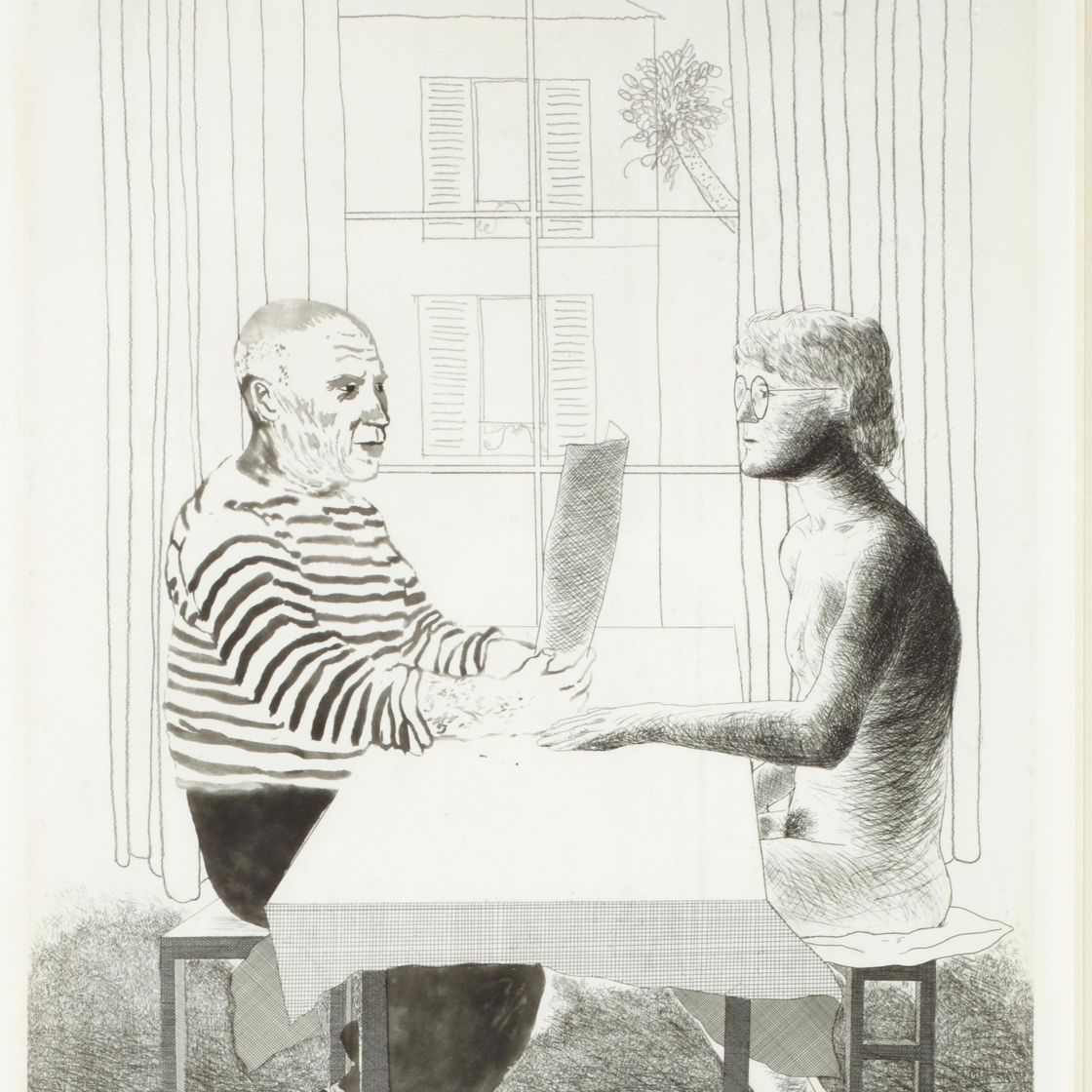 David Hockney — Художник и модель (S.A.C. 160; M.C.A.T. 152)