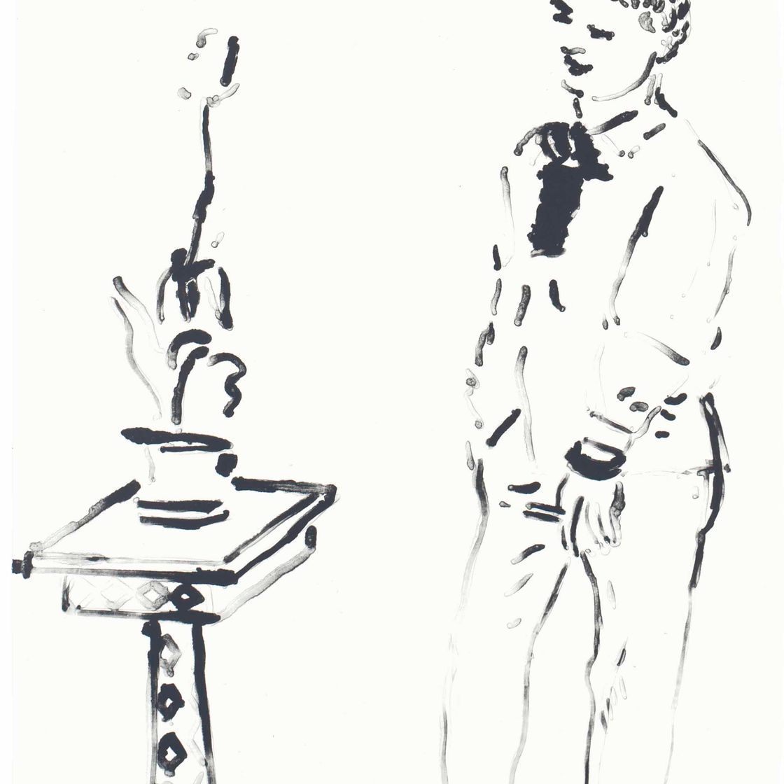 David Hockney — Селия размышляла