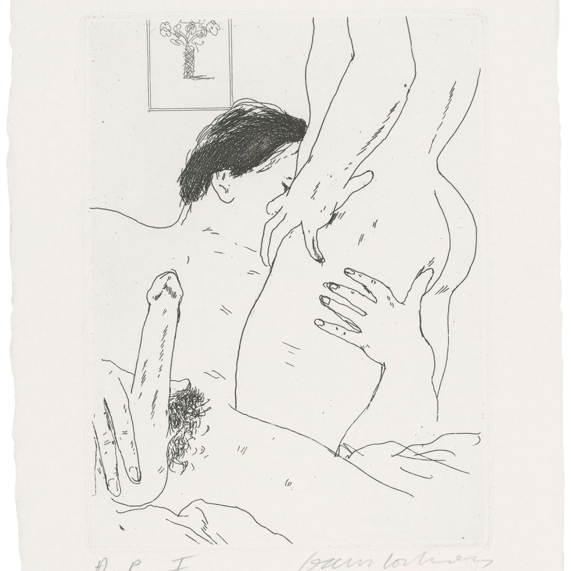 David Hockney — Эротическая гравюра