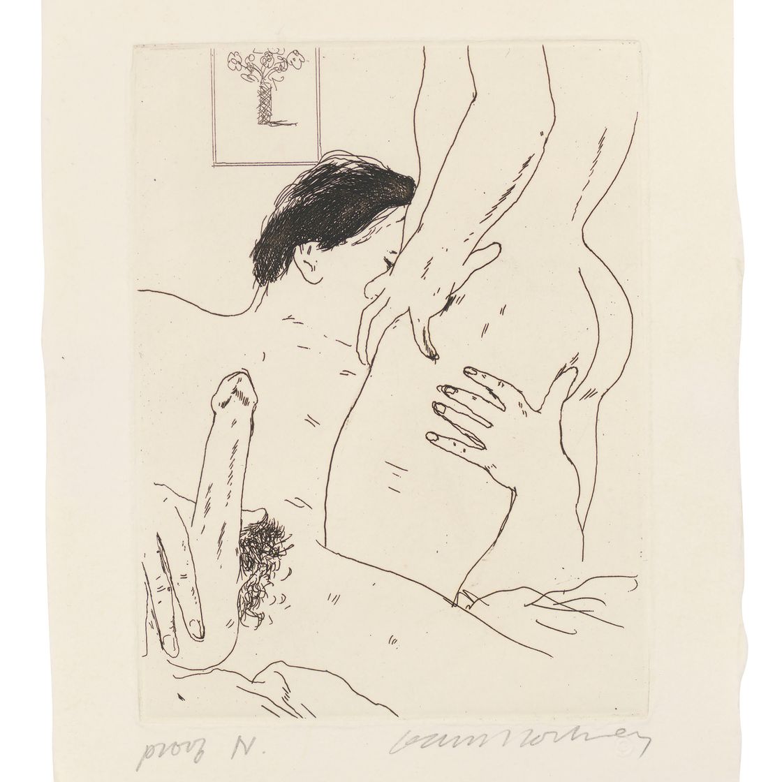David Hockney — Эротическая гравюра