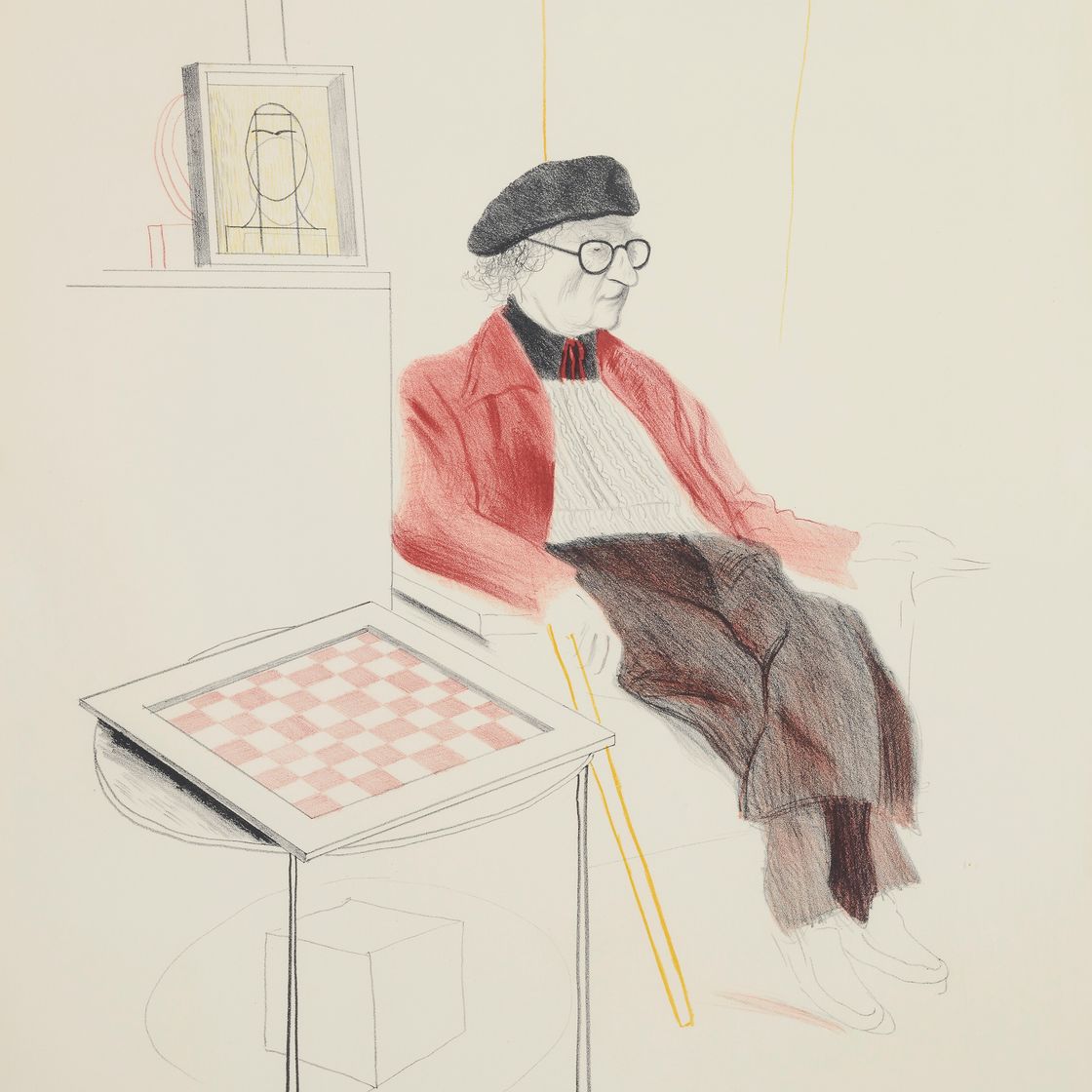 David Hockney — Ман Рэй, от: Дань уважения Ман Рэю
