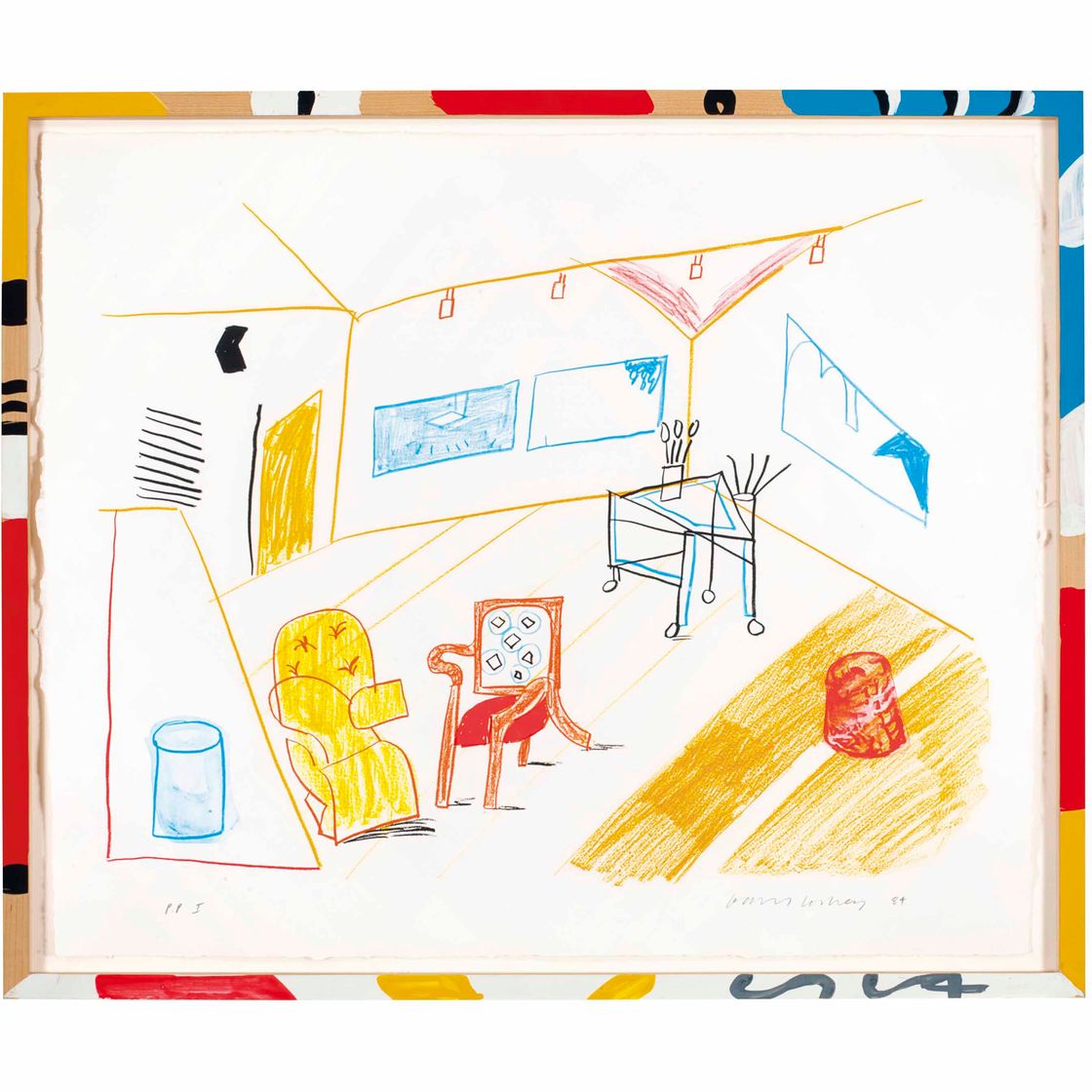 David Hockney — Разговор в студии, из фильма "Движущийся фокус" (M.C.A.T. 260; Тайлер 271)