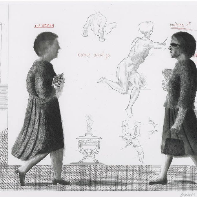 David Hockney — Дань уважения Микеланджело от Omaggio a Michelangelo (S.A.C. 173; M.C.A.T. 162)