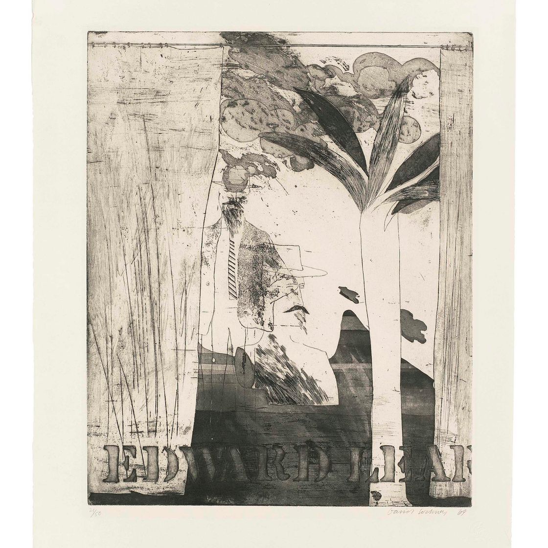 David Hockney — Эдвард Лир (S.A.C., 34; Токио, 34)