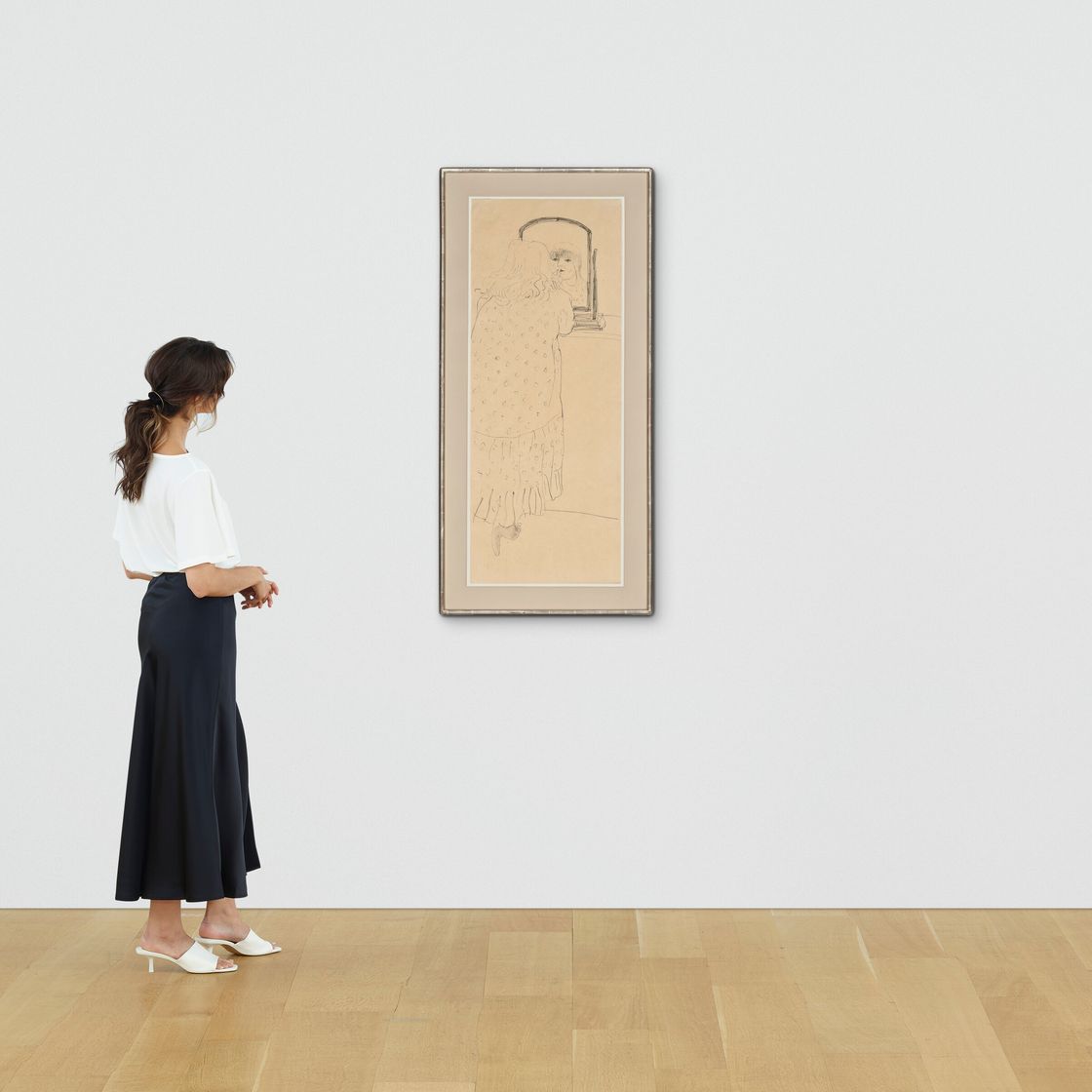 David Hockney — Энн красит губы, изображение 3