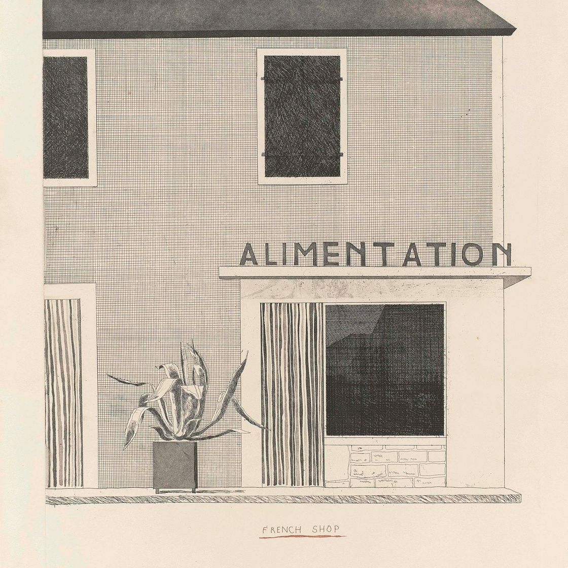 David Hockney — Французский магазин (S.A.C. 122; К. 112)