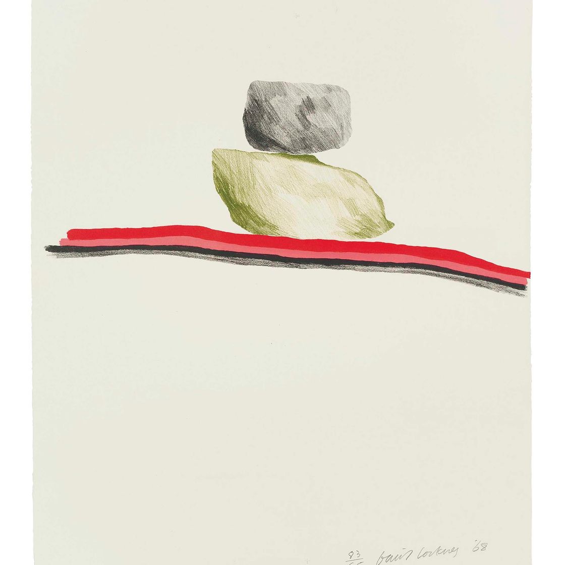 David Hockney — Скалы Невады (Сан-Франциско, 62; Токио, 62)