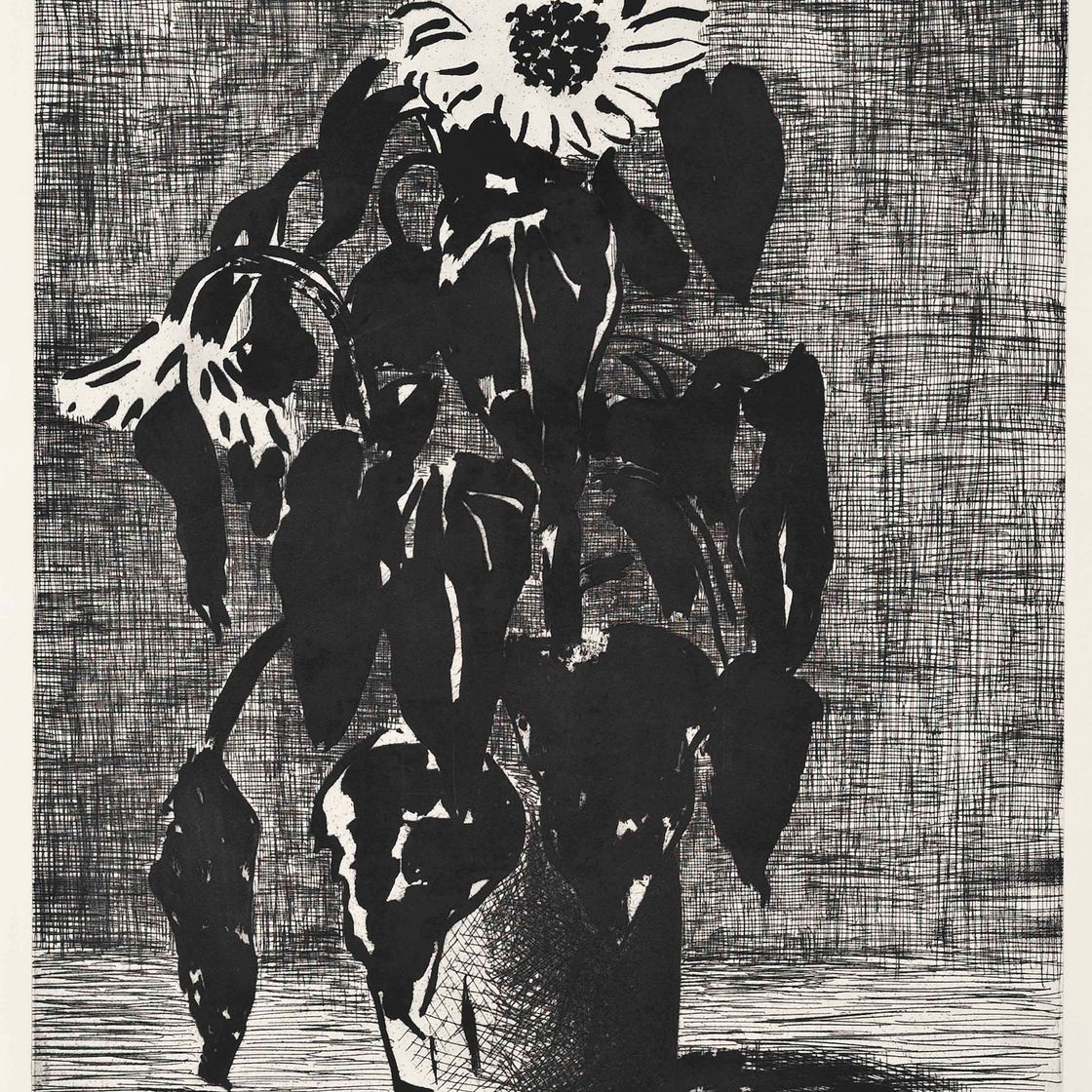 David Hockney — Подсолнухи II (Токио 348)