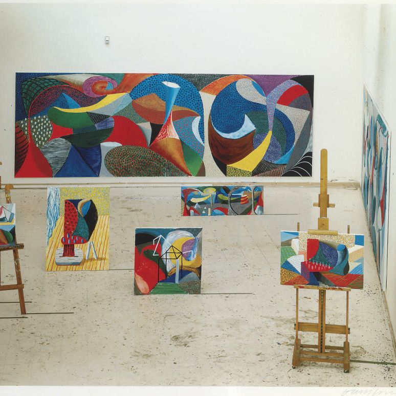 David Hockney — В студии 16 марта 1995 года (с. 354)