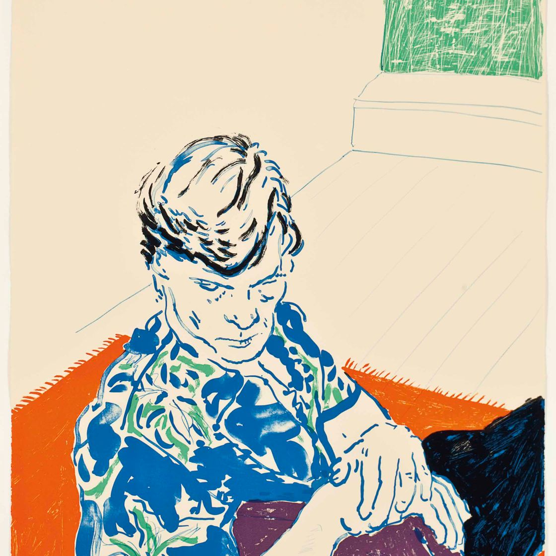 David Hockney — Джо с зеленым окном