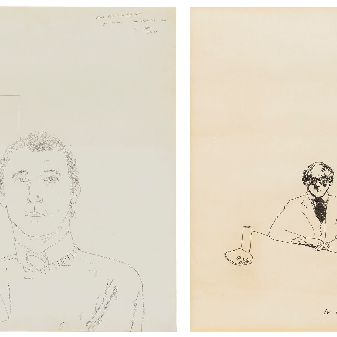 David Hockney — Патрик Проктор в Нью-Йорке, изображение 1