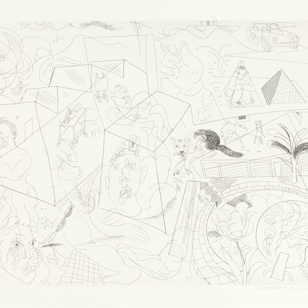 David Hockney — Домашний каракуль