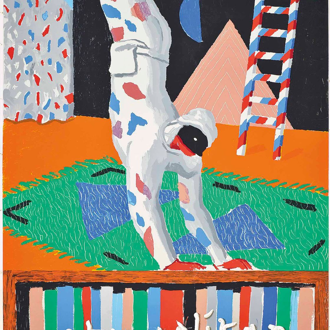 David Hockney — Парад, Метрополитен-опера (Бэгготт, 94)