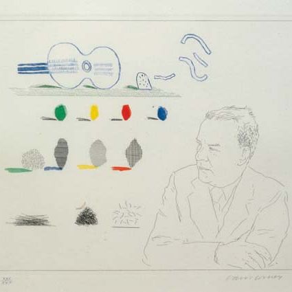 David Hockney — Поэт , из "Голубой гитары" (S.A.C. 211; To. 190)