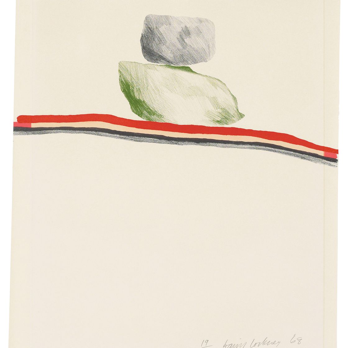 David Hockney — Скалы Невады