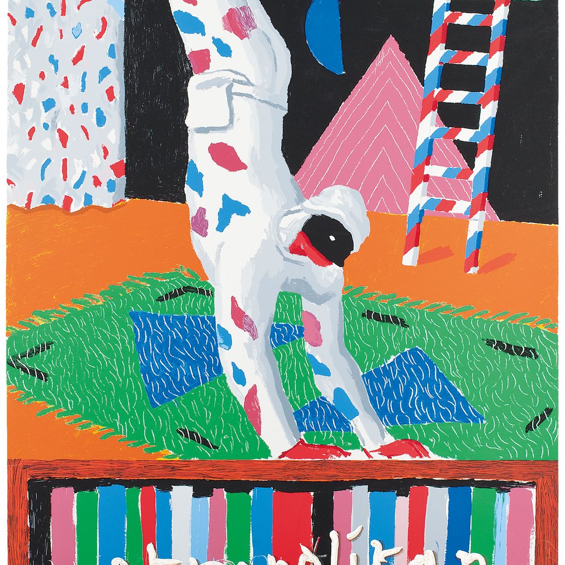 David Hockney — Парад, Метрополитен-опера (Бэгготт, 94)