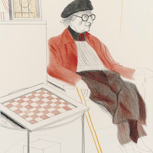 David Hockney — Ман Рэй, из фильма "Дань уважения Ман Рэю" (S.A.C. 171)