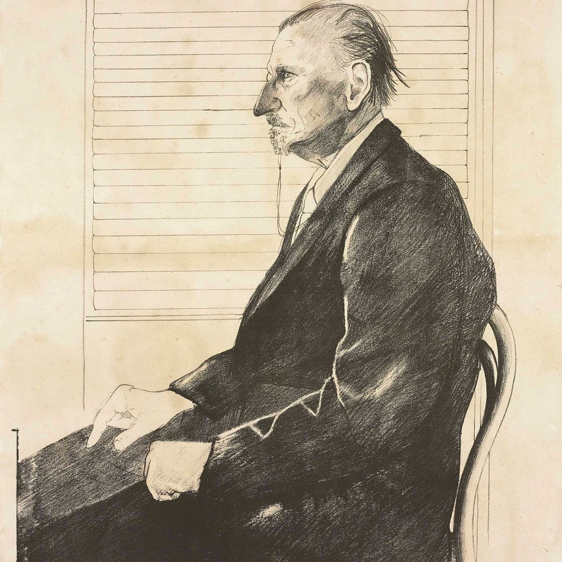 David Hockney — Портрет Феликса Манна (S.A.C. 113; не в Токио)