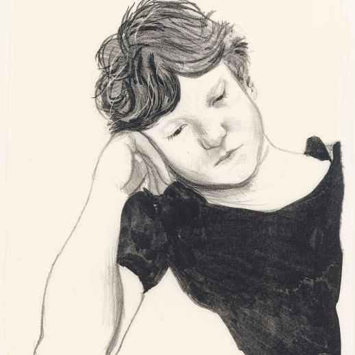 David Hockney — Байрон под рукой (M.C.A.T. 218)