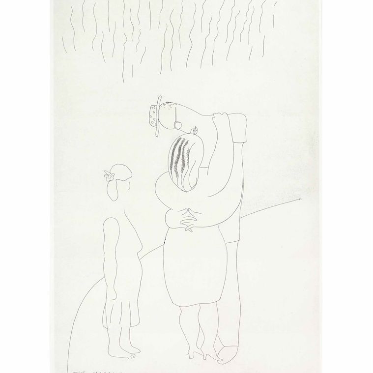 David Hockney — Свадьба Дэвида и Энн на Гавайях