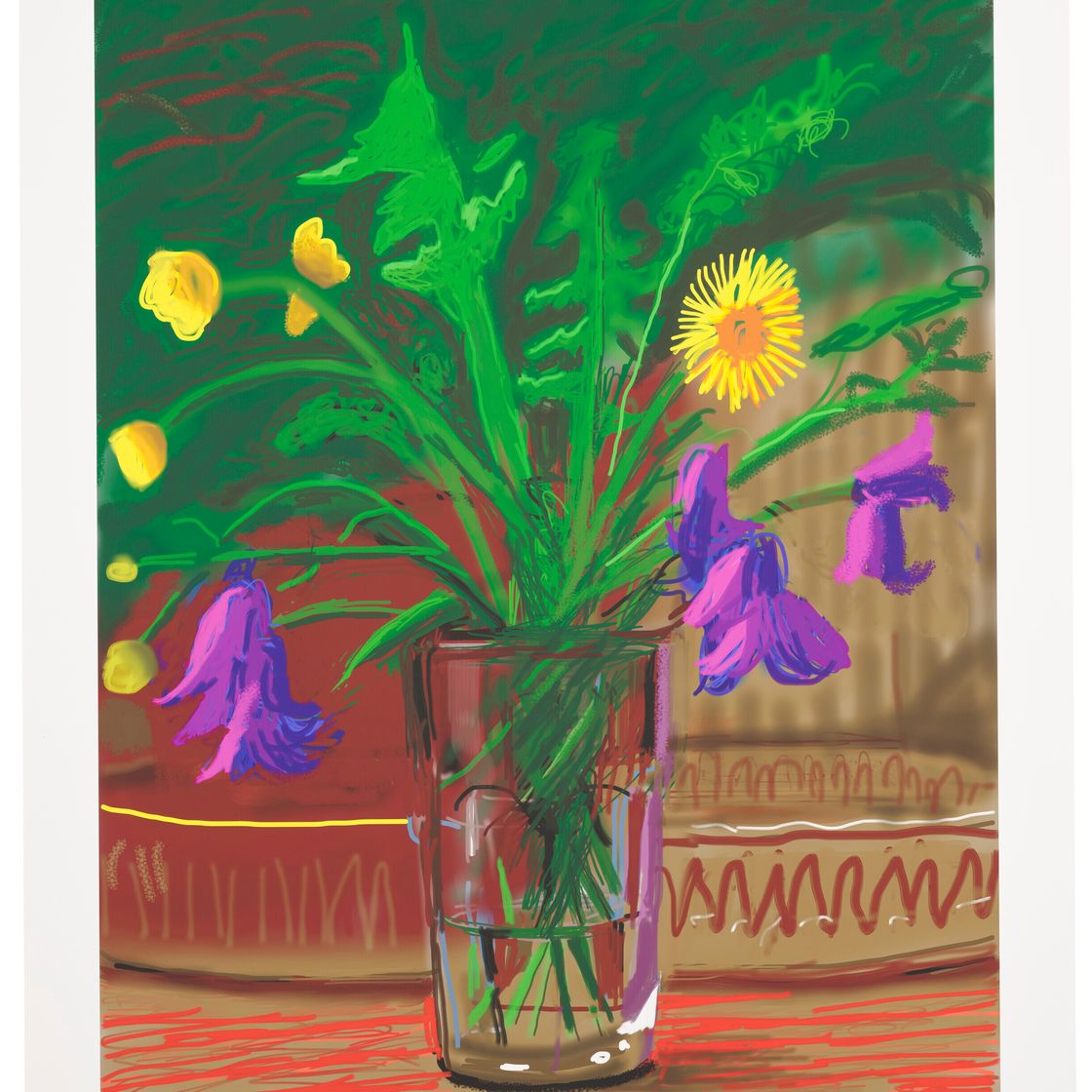 David Hockney — Одуванчики, изображение 1