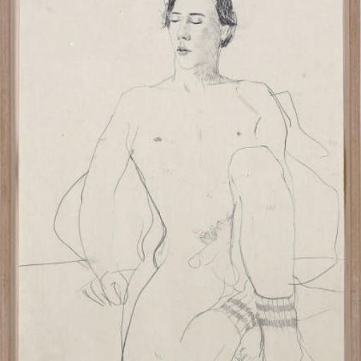 David Hockney — Грегори в спортивных носках (S.A.C. 192)