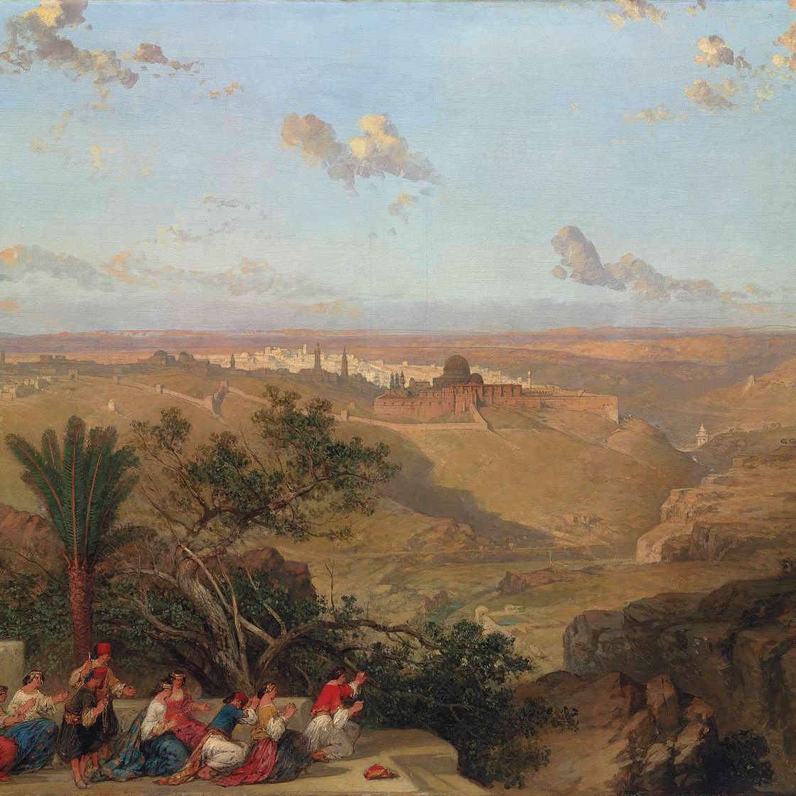 David Roberts — Иерусалим, с юга