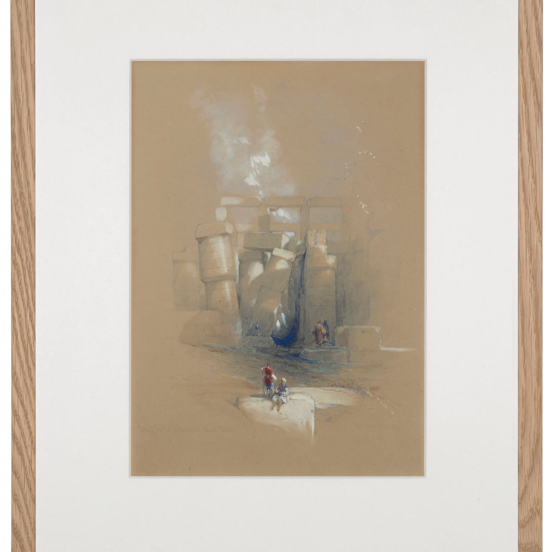 David Roberts — Часть колонного зала в Карнаке, Фивы, Египет, изображение 2