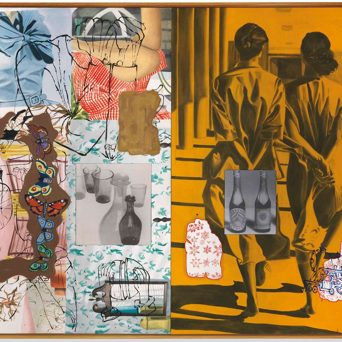 David Salle — Старые бутылки