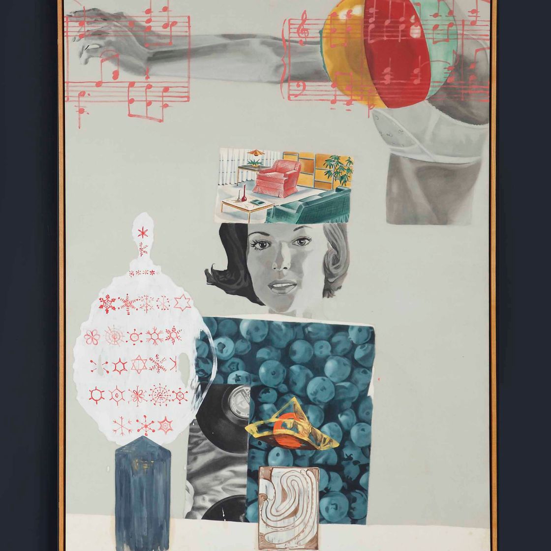David Salle — Синий