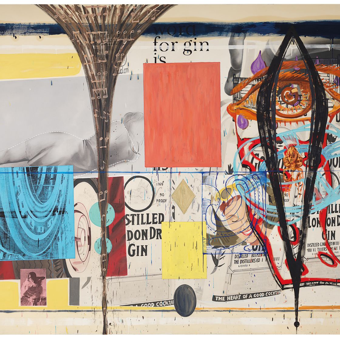 David Salle — Римейк Лолы