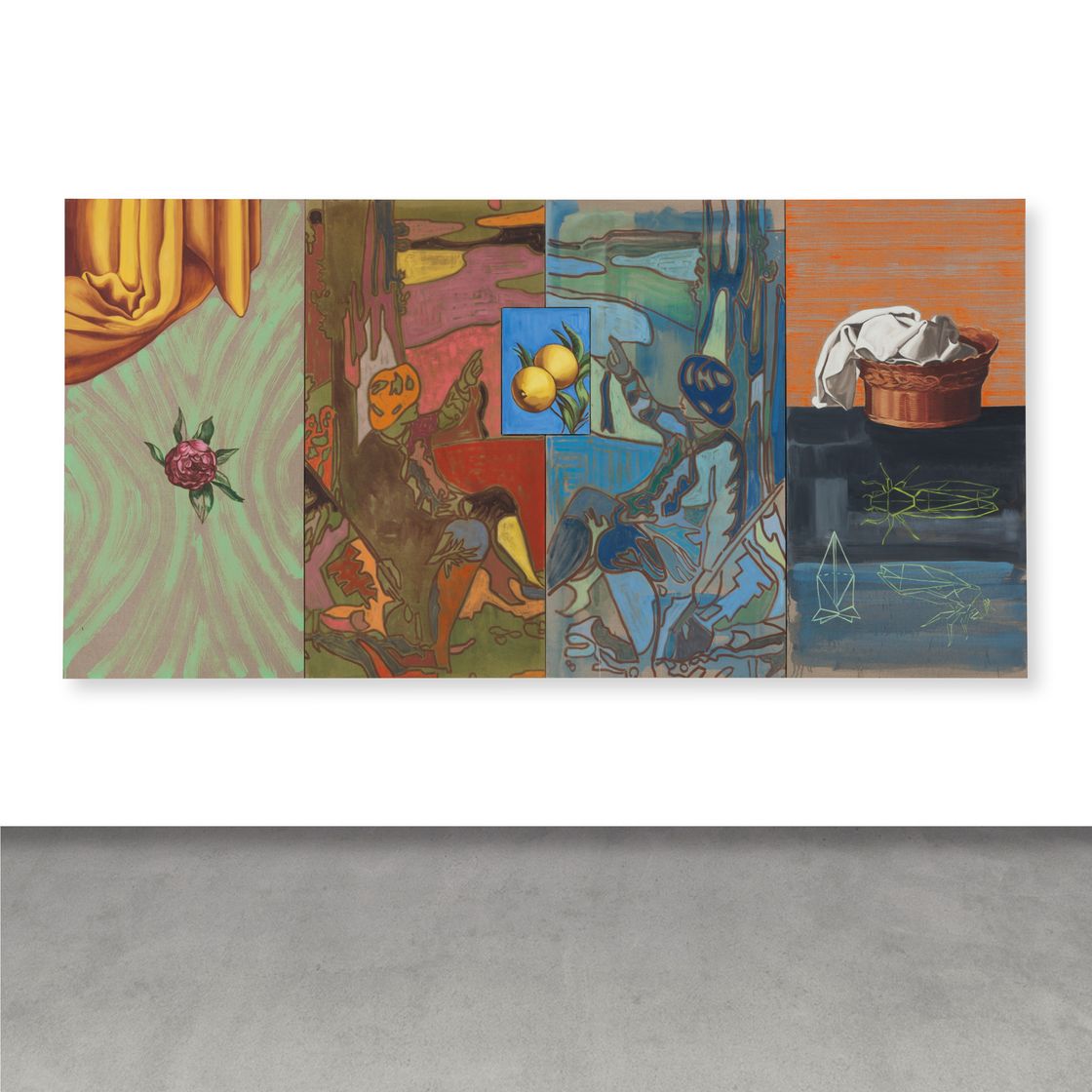 David Salle — Сложенный (зеркальный)