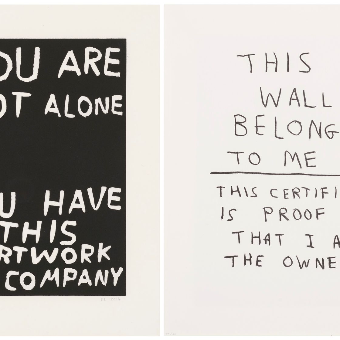 David Shrigley — Эта стена принадлежит мне