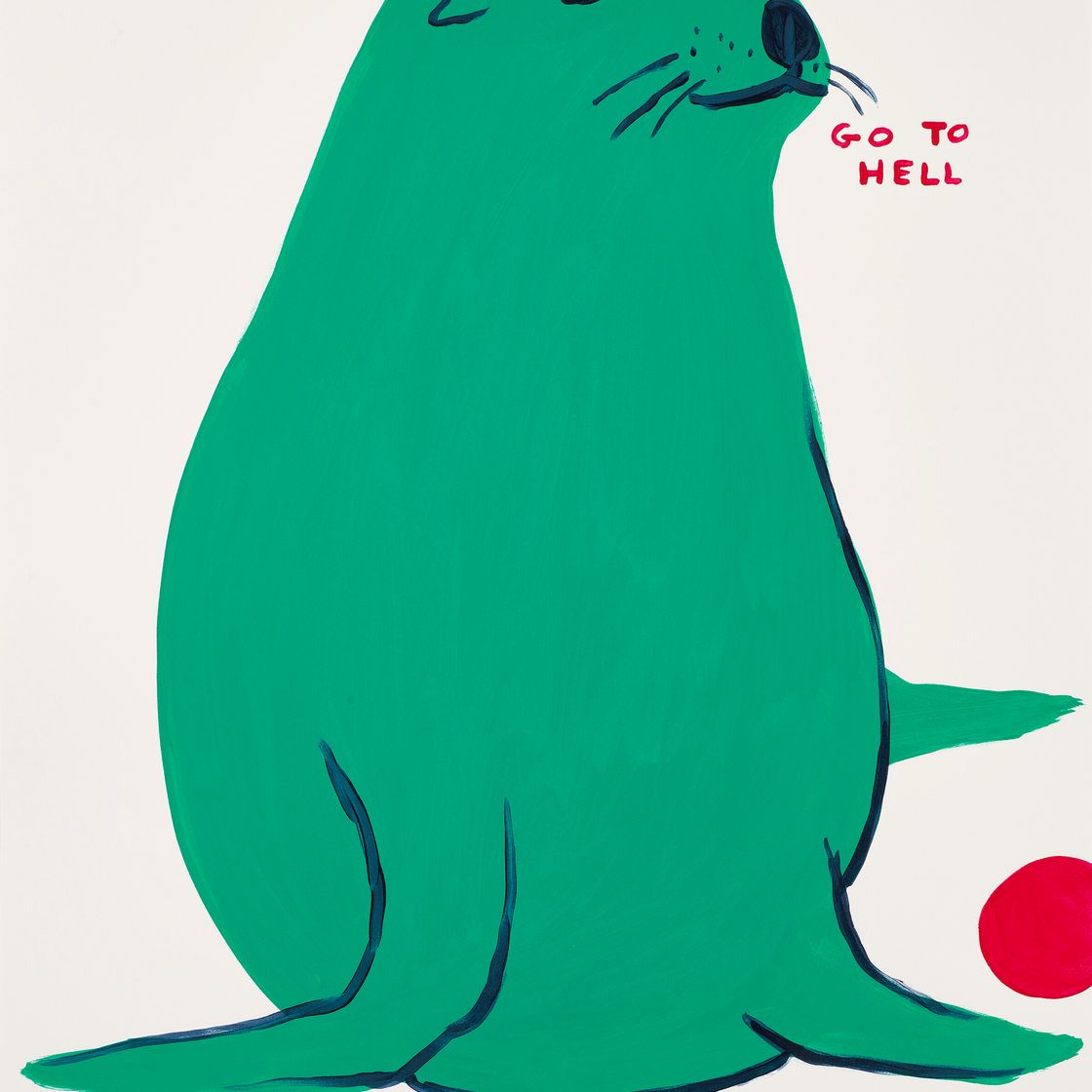 David Shrigley — Удерживайте Мяч На Своем Лице