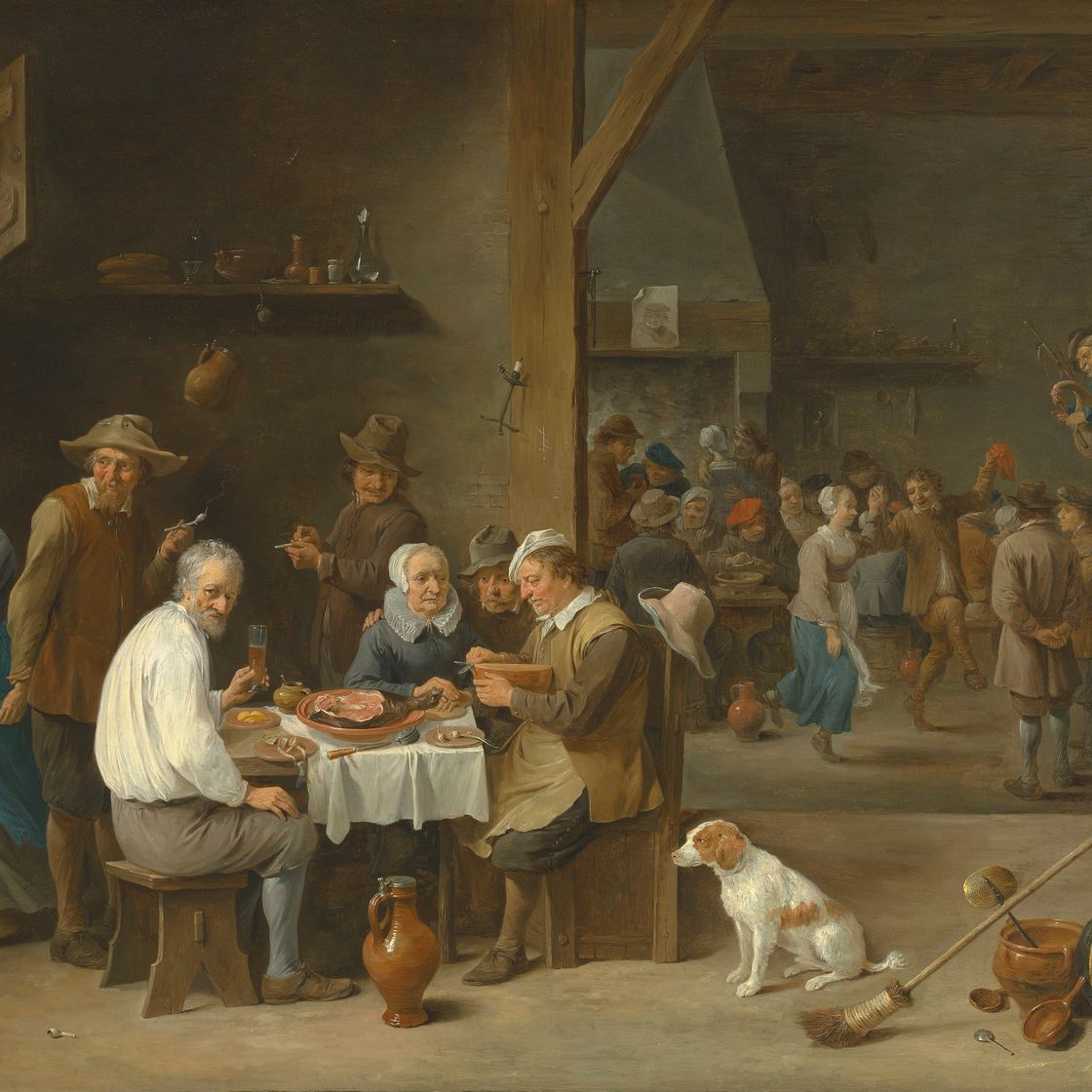 David Teniers the Younger — Встреча в компании друзей, изображение 1