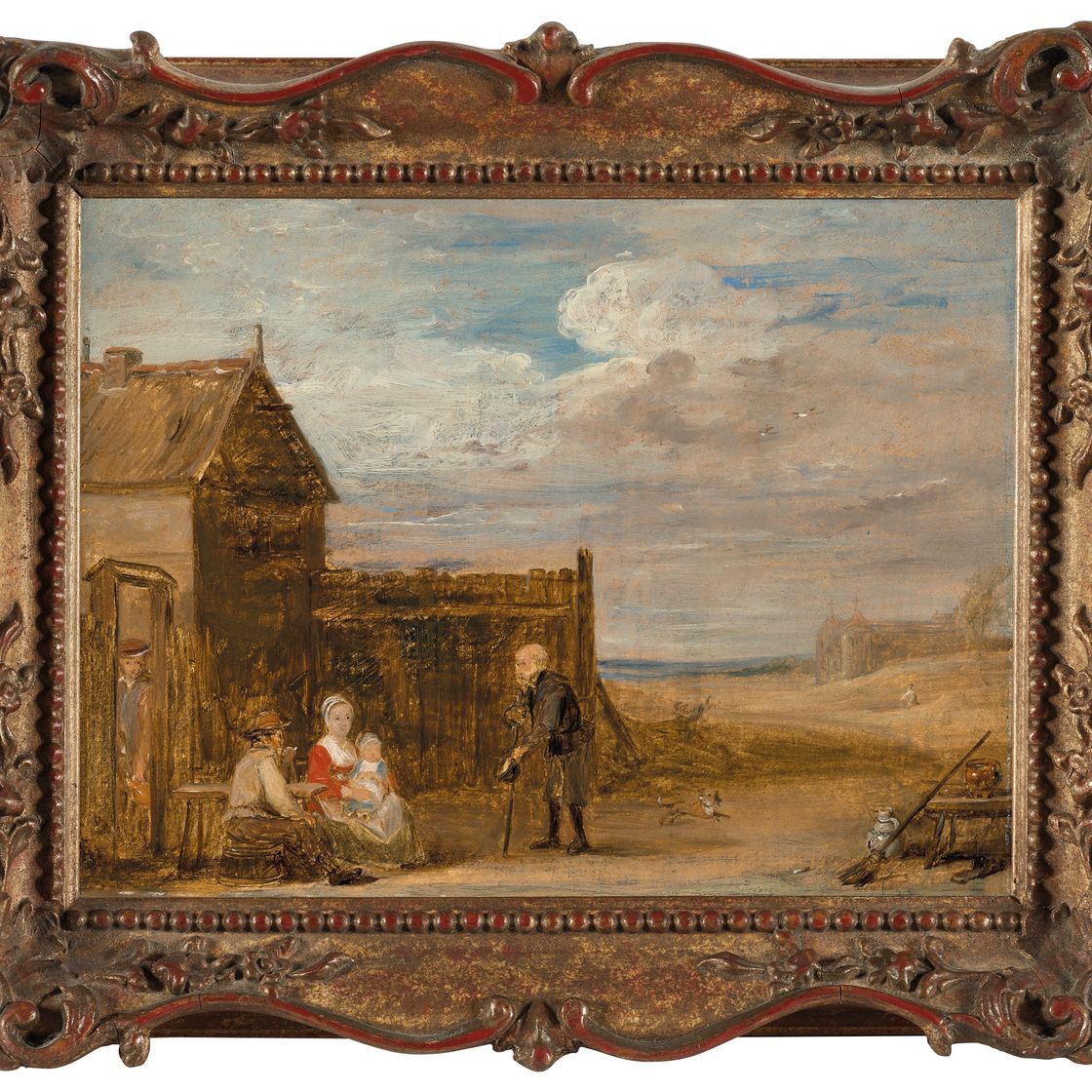 David Wilkie — Фигурки у деревенской таверны