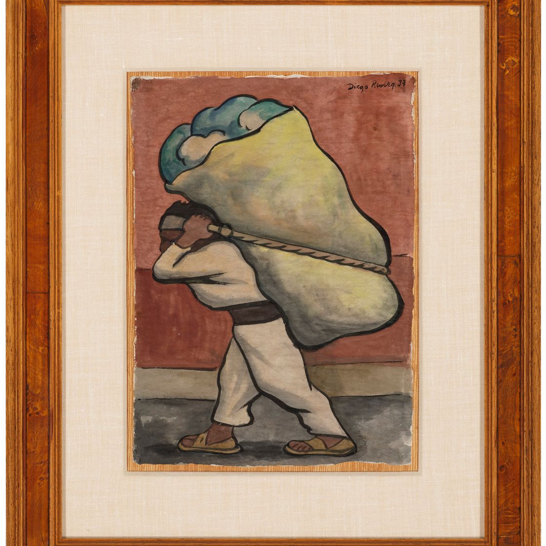 Diego Rivera — Караван из колес и лечугасов ( Hombre cargando costal ), изображение 2