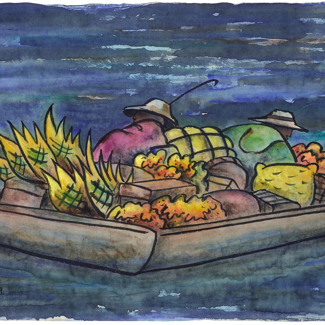 Diego Rivera — Продавцы из Пацкуаро, изображение 1