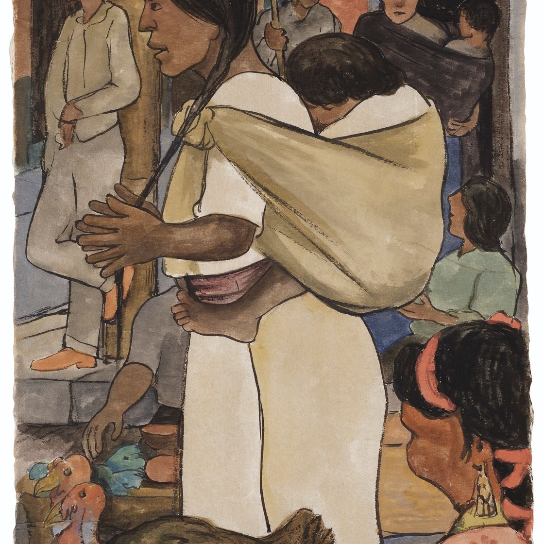 Diego Rivera — Рынок Турции