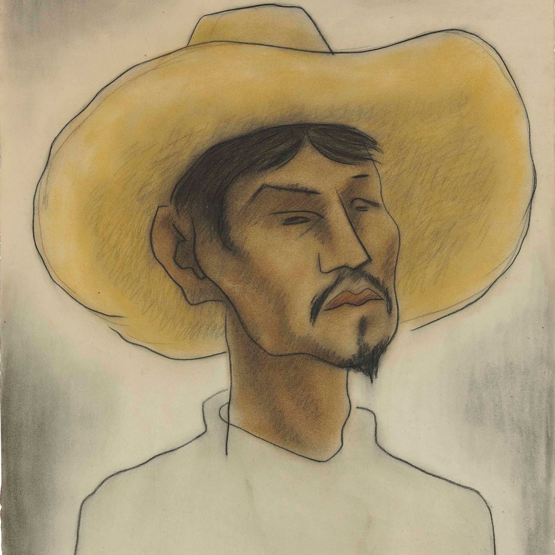 Diego Rivera — Мужчина в шляпе