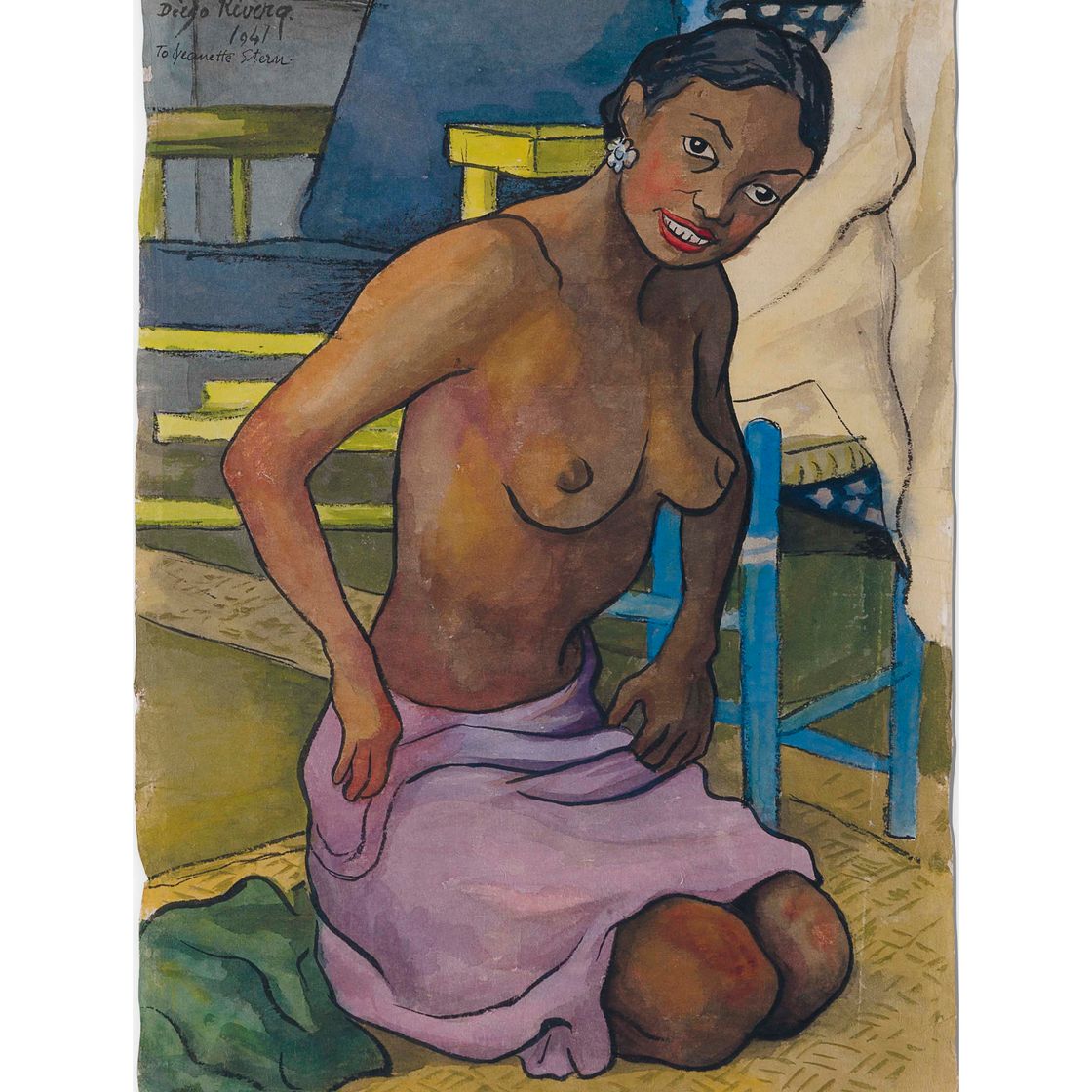 Diego Rivera — Женщина, потерявшая рассудок (Ньевес)