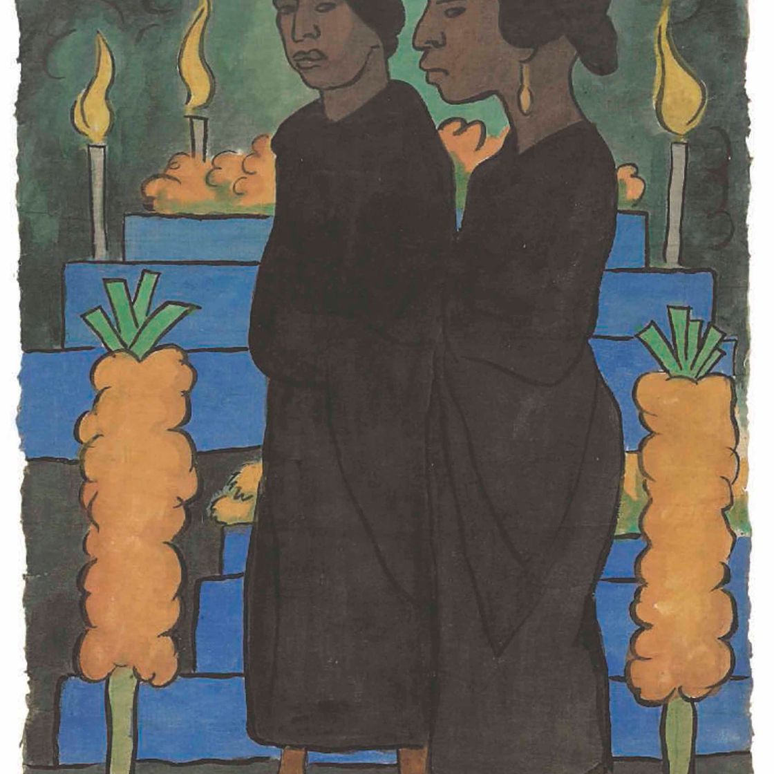 Diego Rivera — Две женщины