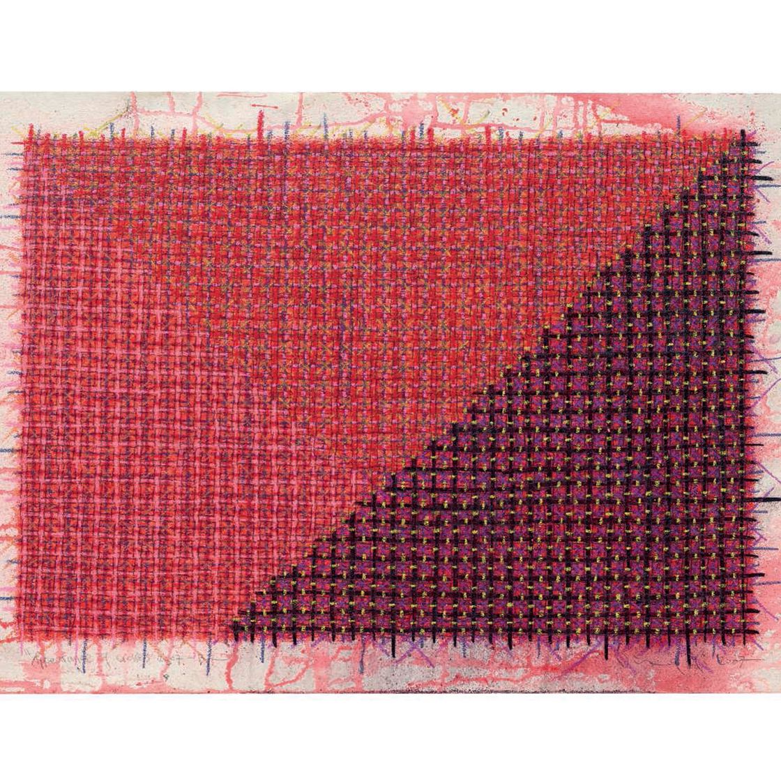 Ding Yi — Появление крестов, 2007-B7