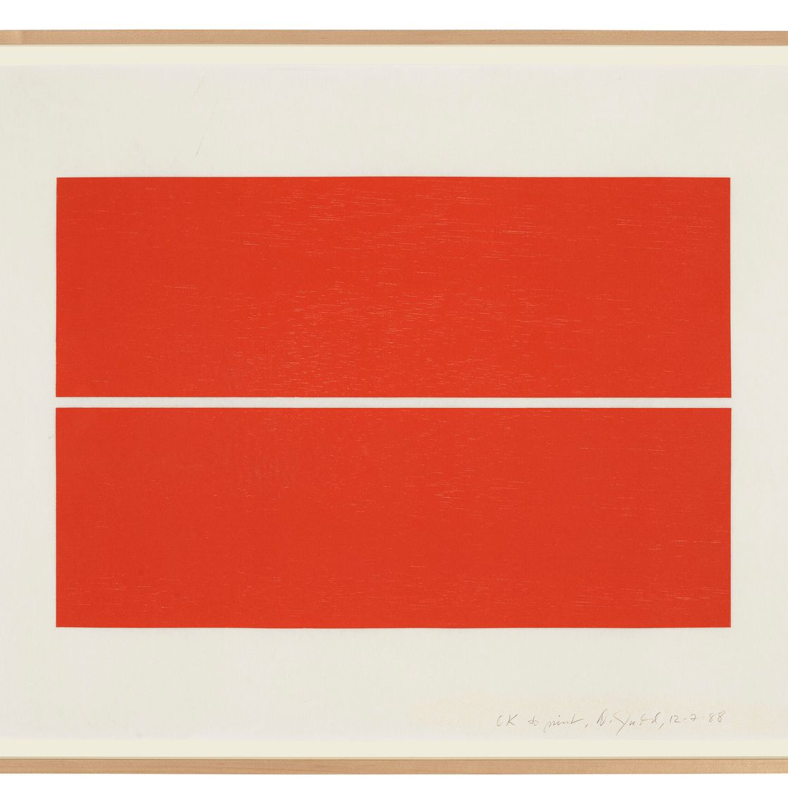 Donald Judd — Без названия : один отпечаток, изображение 2
