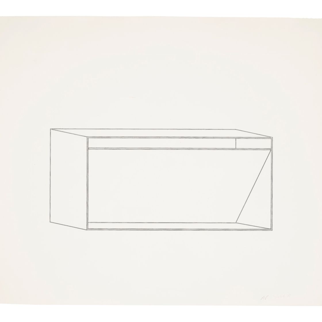 Donald Judd — Без названия, с гравюр без названия