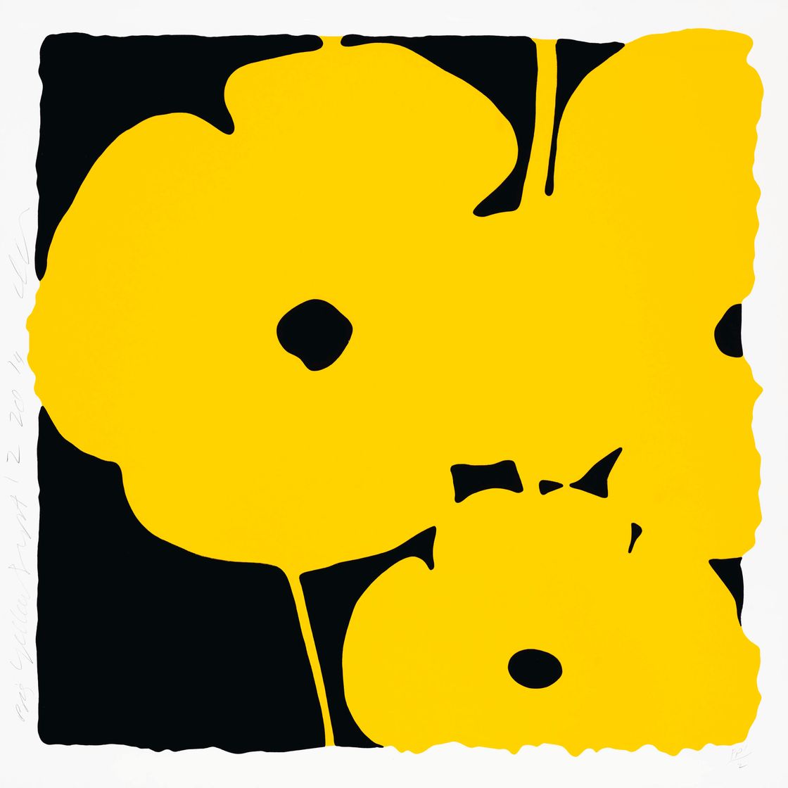Donald Sultan — Big Yellow, 12 сентября 2014, из Big Poppies