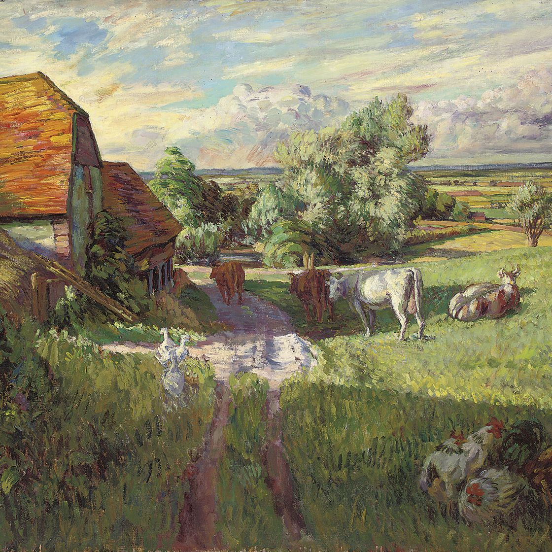 Duncan Grant — Фермерский двор, Чарльстон